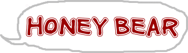 �^�C�g�����S�uHONEY�@BEAR�v
